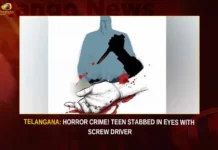 Telangana Horror Crime Teen Stabbed In Eyes With Screwdriver,Telangana Horror Crime,Teen Stabbed In Eyes With Screwdriver,Teenager Dies After Being Stabbed,19 Year Old Girl Stabbed,Murder by stabbing eyes with a screw driver,Mango News,Telangana Vikarabad Latest News,Telangana Vikarabad Latest Updates,Telangana 19 Year Old Girl Latest News,Telangana Crime, Telangana Crime News,Telangana Latest News And Updates,Telangana Teen Stabbed News Today,Telangana Teen Stabbed Latest News,Telangana Teen Stabbed Latest Updates
