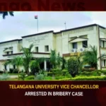 Telangana University Vice Chancellor Arrested In Bribery Case,Telangana University Vice Chancellor,Telangana Vice Chancellor Arrested,Vice Chancellor Arrested In Bribery Case,University Vice Chancellor In Bribery Case,Mango News,Telangana University Vice Chancellor trapped,Vice Chancellor D Ravinder Caught,Hyderabad ACB arrests,ACB arrests Telangana University VC,VC Ravinder Gupta caught,University VC Dachepalli Ravinder,Bribery Case,Telangana Vice Chancellor Latest News,University Vice Chancellor Latest News,University Vice Chancellor Latest Updates,Telangana Bribery Case,Telangana Bribery Case Latest News,Telangana Bribery Case Latest Updates