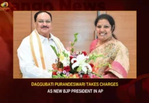 Daggubati Purandeswari Takes Charges As New BJP President In AP,Daggubati Purandeswari Takes Charges,Purandeswari Takes Charges,Daggubati Purandeswari As New BJP President,New BJP President In AP,Daggubati Purandeswari New BJP President In AP,Mango News,Daggubati Purandeswari assumes charge,Purandeswari to take charge,AP BJP president,AP BJP president Latest News,AP BJP president Latest Updates,Daggubati Purandeswari Latest News,Daggubati Purandeswari Latest Updates,Daggubati Purandeswari Live News