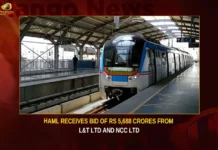HAML Receives Bid Of Rs 5688 Crores From L&T Ltd And NCC Ltd,HAML Receives Bid Of Rs 5688 Crores,Bid Of Rs 5688 Crores,Crores From L&T Ltd,Bid Of Rs 5688 Crores From L&T,Mango News,HAML Receives Bid,Hyderabad Airport Metro,Hyderabad Airport Metro project,Hyderabad Airport Metro project Latest News,Hyderabad Airport Metro project Latest Updates,L&T and NCC submit bids,L&T and NCC in race to bag Airport Metro Project,HAML Receives Bid Latest News,HAML Receives Bid Latest Updates,HAML Receives Bid Live News