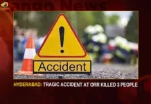 Hyderabad Tragic Accident At ORR Killed 3 People,Hyderabad Tragic Accident,Tragic Accident At ORR,Tragic Accident Killed 3 People,Hyderabad Accident At ORR,Mango News,Hyderabad Three vehicles collision claims,Lorry Fell From The Top Of Divider,Hyderabad Tragic Accident News Today,Hyderabad Tragic Accident Latest News,Hyderabad Tragic Accident Latest Updates,Hyderabad Tragic Accident Live News,Telangana Latest News And Updates,Hyderabad News,Telangana News