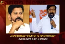 Jagadish Reddy Counter To Revanth Reddy Over Power Supply Remark,Jagadish Reddy Counter To Revanth Reddy,Revanth Reddy Over Power Supply Remark,Revanth Reddy Over Power Supply,Jagadish Reddy Counter,Mango News,BRS decries Revanth Reddys remarks,KTR Counters Revanth Reddys Stance,Jagadish Reddy Latest News,Jagadish Reddy Latest Updates,Revanth Reddy,Revanth Reddy Latest News,Revanth Reddy Latest Updates,Jagadish Reddy Counter Latest News,Telangana Latest News And Updates,Telangana Politics, Telangana Political News And Updates,Hyderabad News,Telangana News