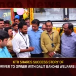 KTR Shares Success Story Of Dalit Driver To Owner With Dalit Bandhu Welfare Scheme,KTR Shares Success Story Of Dalit Driver,Dalit Driver To Owner,Dalit Driver To Owner With Dalit Bandhu,Dalit Bandhu Welfare Scheme,KTR Shares Success Story,Mango News,From bus drivers to bus owners,Making dreams comes true,Dalit Bandhu Welfare Scheme Latest News,Dalit Bandhu Scheme Latest Updates,Dalit Bandhu Scheme Live News,Dalit Bandhu Scheme,Telangana Latest News And Updates,Hyderabad News,Telangana News,KTR Latest News and Updates