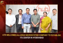 KTR Welcomes Allergo Microsystem Company To Establish Its Center In Hyderabad,KTR Welcomes Allergo Microsystem Company,Allergo Microsystem Company,Microsystem Company To Establish Its Center,Allergo Microsystem Company In Hyderabad,Mango News,KTR opens Microchip development,Allergo Microsystem Company Latest News,Allergo Microsystem Company Latest Updates,Telangana Latest News And Updates,Hyderabad News,Telangana News,Telangana News Live,KTR Latest News and Updates