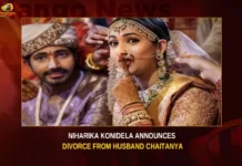 Niharika Konidela Announces Divorce From Husband Chaitanya,Niharika Konidela Announces Divorce,Divorce From Husband Chaitanya,Niharika Konidela,Niharika Konidela Divorce,Niharika Konidela Divorce From Husband,Mango News,Indian actress Niharika,Niharika shuts down comments,Niharika Konidela announces divorce,Niharika Konidela Announces Separation,Niharika Konidela officially announcement,Niharika Konidela And Chaitanya,Actress Niharika Konidela,Niharika Konidela Latest News,Niharika Konidela Latest Updates,Niharika Divorce News,Niharika Divorce Latest News,Niharika Divorce Latest Updates