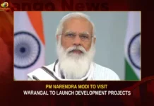 PM Narendra Modi To Visit Warangal To Launch Development Projects,PM Narendra Modi To Visit Warangal,Modi To Visit Warangal,Modi To Launch Development Projects,Development Projects,Mango News,PM Narendra Modi Development Projects,PM Modi Warangal Visit,PM Modi Warangal News,PM Narendra Modi Latest News,PM Modi to visit Telangana,PM Modi to launch projects,PM Modi To Launch Multiple Development Programs,PM Narendra Modi Latest Updates,PM Narendra Modi Live News