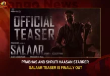 Prabhas And Shruti Haasan Starrer Salaar Teaser Is Finally Out,Prabhas And Shruti Haasan,Salaar Teaser Is Finally Out,Prabhas And Shruti Haasan Salaar,Prabhas Starrer Salaar Teaser,Shruti Haasan Starrer Salaar Teaser,Mango News,Salaar Teaser Out,Prabhas and Prashanth Neel Join Hands,Salaar Teaser After Adipurush,Salaar Part 1 Ceasefire Teaser Out Now,Prabhas Salaar Teaser Latest News,Prabhas Salaar Teaser Live Updates,Salaar Teaser Out News Today,Salaar Teaser Out Latest News,Salaar Teaser Out Live Updates,Salaar Teaser Latest News and Updates