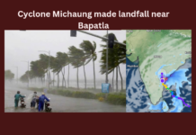 Cyclone Michaung makes landfall near Bapatla,Cyclone Michaung makes landfall,landfall near Bapatla,Michaung makes landfall,Cyclone, Andhra Pradesh, YS Jagan, AP CMO,Mango News,Cyclone Michaung tracker,Cyclone Michaung highlights,Severe cyclone Michaung,Cyclone Michaung LIVE Updates,Landfall begins in Andhra Pradesh,Cyclone Michaung Latest News,Cyclone Michaung Latest Updates,Bapatla News Today,Andhra Pradesh Latest News,Andhra Pradesh News,Andhra Pradesh News and Live Updates