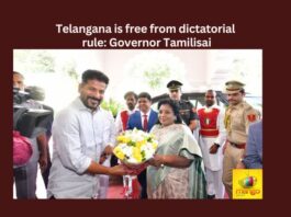 Telangana is free from dictatorial rule Governor Tamilisai,Telangana is free from dictatorial rule,free from dictatorial rule,Governor Tamilisai on dictatorial rule,CM Revanth Reddy, Tamilisai, Governor, Telangana, Assembly, BRS, KCR, KTR,Mango News,Telangana liberated from autocratic rule,Telangana breathing fresh air,air of freedom after 10 years,People freed state from 10 years,Telangana Latest News And Updates,Telangana Politics, Telangana Political News And Updates,Hyderabad News,Governor Tamilisai Latest News,Governor Tamilisai Latest Updates