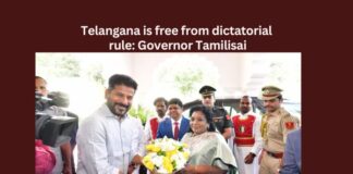 Telangana is free from dictatorial rule Governor Tamilisai,Telangana is free from dictatorial rule,free from dictatorial rule,Governor Tamilisai on dictatorial rule,CM Revanth Reddy, Tamilisai, Governor, Telangana, Assembly, BRS, KCR, KTR,Mango News,Telangana liberated from autocratic rule,Telangana breathing fresh air,air of freedom after 10 years,People freed state from 10 years,Telangana Latest News And Updates,Telangana Politics, Telangana Political News And Updates,Hyderabad News,Governor Tamilisai Latest News,Governor Tamilisai Latest Updates