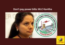 Dont pay power bills MLC Kavitha,Dont pay power bills,MLC Kavitha,Kalvakuntla Kavitha, Kavitha, Telangana Jagruti, MLC, KCR, BRS, Gruha Jyothi, Free power,Mango News,Congress party has promised free power,Kavitha urges people not to pay,MLC Kavitha Latest News,MLC Kavitha Latest Updates,Kalvakuntla Kavitha Live Updates,Telangana Latest News And Updates,Telangana Politics, Telangana Political News And Updates