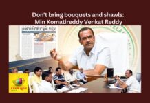 Dont bring bouquets and shawls Minister Komatireddy Venkat Reddy,Dont bring bouquets and shawls,Minister Komatireddy Venkat Reddy,Bouquets and shawls,Komatireddy Venkat Reddy, Telangana, Minister CM Revanth Reddy, CMRF Telangana CM,CM Revanth extends New Year greetings,Mango News,Ministers urge visitors,Komatireddy Venkat Reddy Latest News,Komatireddy Venkat Reddy Latest Updates,Komatireddy Venkat Reddy Live News,Komatireddy News Updates