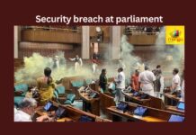 Security breach at new parliament two men spray tear gas inside Lok Sabha,Security breach at new parliament,Two men spray tear gas inside Lok Sabha,Loksabha, Parliament, Om Birla, Modi, Rahul Gandhi, Amit Shah,Mango News,Lok Sabha Latest News,Lok Sabha Latest Updates,Lok Sabha Live News,Two men spray tear gas Latest News,Two men spray tear gas Live News,New parliament Latest News,New parliament Latest Updates