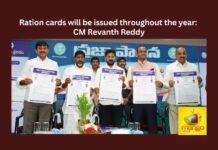 Ration Cards Will Be Issued Throughout the Year CM Revanth Reddy,Ration Cards Will Be Issued,Ration Cards Throughout the Year,CM Revanth Reddy,Revanth Reddy, Bhatti, Telangana, CMO, Praja Palanat, Uttam Kumar Reddy,Mango News,BRS Leader Dasoju Fires,Congress Govt Focus On Ration Card,Telangana Congress govt,Telangana introduces single application,Govt to give white ration cards,CM Revanth Reddy Latest News,CM Revanth Reddy Latest Updates,Telangana Latest News And Updates,Telangana Politics, Telangana Political News And Updates