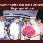 Revanth Reddy gets grand welcome at airport,Revanth Reddy gets grand welcome,grand welcome at airport,Revanth Reddy at airport,Breaking news, latest political breaking news, mango news, Most Popular, Regional, Telangana, Telangana Elections,Revanth Reddy Latest News,Revanth Reddy Latest Updates,Revanth Reddy Live News,Telangana Latest News And Updates,Telangana Politics, Telangana Political News And Updates