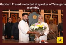 Gaddam Prasad is elected at speaker of Telangana assembly,Gaddam Prasad is Elected,Elected at speaker of Telangana assembly,speaker of Telangana assembly,Telangana speaker Gaddam Prasad,Speaker Telangana, gaddam Prasad, CM Revanth Reddy, Telangana, CMO, Congress, Pragathi Bhavan, KTR, Harish Rao,Mango News,Congress MLA Gaddam Prasad,Gaddam Prasad Latest News,Telangana assembly speaker Latest News,Telangana assembly speaker Latest Updates