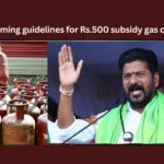 Govt Framing Guidelines For Rs 500 Subsidy Gas Cylinders,Govt Framing Guidelines,Govt Framing Guidelines For Rs 500,Guidelines For Rs 500 Subsidy Gas Cylinders,Gas Cylinders,Revanth Reddy, Telangana CMO, Maha Lakshmi, A Revanth Reddy, KCR, BRS KTR,Mango News,Poll promise of LPG cylinder,Govt Framing Guidelines Latest News,Revanth Reddy Latest News,Revanth Reddy Latest Updates,Telangana Mahalakshmi Scheme Latest Updates