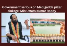 Government serious on Medigadda pillar sinkage Min Uttam Kumar Reddy,Government serious on Medigadda pillar,Medigadda pillar sinkage,Min Uttam Kumar Reddy,Telangana Minister Uttam kumar reddy,Min Uttam Kumar Reddy, Irrigation, Telangana, Kaleshwaram, KCR, BRS,Mango News,Minister Uttam kumar reddy Latest News,Minister Uttam kumar reddy Latest Updates,Minister Uttam kumar reddy Live News,Medigadda pillar sinkage Latest News,Medigadda pillar sinkage Latest Updates,Telangana Latest News And Updates,Telangana Politics, Telangana Political News And Updates
