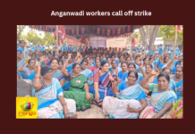Anganwadi workers, Anganwadi workers call off strike, Anganwadi workers strike, Anganwadi, AP Government, Andhra Pradesh, State, Strike, Anganwadi Workers Call Off 42-day Strike, Vijayawada, AP Politics, Andhra pradesh Latest news and updates, YS Jagan, AP CM Jagan, Jagan Latest news, Mango News Telugu, Mango News