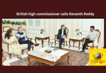 British, British high commissioner calls Revanth Reddy, Revanth Reddy, British high commissioner, Telangana, CM Revanth, Congress, River front, Musi Development, Chief Minister Revanth Reddy, Alex Ellis, Secretariat, Musi River, Telangana CM Revanth Reddy, Telangana politics, Telangana News, Mango News