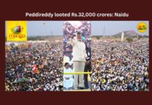 Peddireddy, Peddireddy looted Rs.32 thousand crores Naidu, Naidu, Raa..Kadali Raa, TDP, Chandrababu, Nara Lokes, Janasena, Pawan Kalyan, PSPK, Senani, YSRC leaders, Chandrababu Naidu, Andhra Pradesh Elections 2024, Mango News