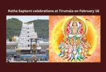 Ratha Saptami, Tirumala, Ratha Saptami celebrations at Tirumala on February 16, February 16, Tirumala Tirupati Balaji Temple, Sri Padmavati, Shukla Paksha, Lord Balaji, TTD, Tirumala Updates, Tirupati, Sri Malayappa Swamy, Kalyanotsavam, Surya Jayanti, Mango News