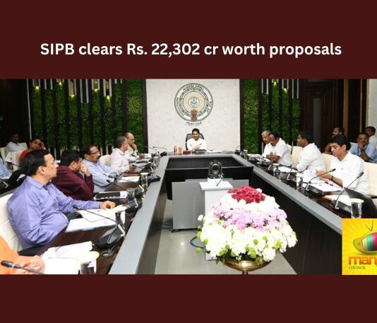 SIPB, Rs. 22,302 crores, SIPB clears Rs. 22,302 crores worth proposals, CM YS Jagan, AP CM, AP Govt, Industries, Energy sector, Andhra Pradesh, State Investment, Promotion Board, CM Jagan, Amaravati, Andhra pradesh Latest News, Mango News