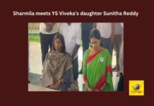 Sharmila, YS Viveka, Sunitha Reddy, Sharmila meets YS Viveka’s daughter Sunitha Reddy, YS Sharmila, Congress, KVP Ramachandra Rao, YSR, Jagan, Andhra elections, Minister YS Vivekananda Reddy, Andhra Pradesh News Updates, AP Political News, AP Elections, Mango News