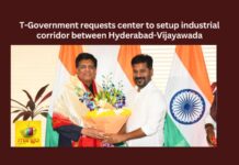 T-Government Requests Center to Setup Industrial Corridor Between Hyderabad-Vijayawada,T-Government Requests Center,Center to Setup Industrial Corridor,Corridor Between Hyderabad Vijayawada,Telangana Chief Minsiter Revanth Reddy,Revanth Reddy, Mango News,Bhatti Vikramarka, Telangana, Andhra Pradesh, Leather Park,Industrial Corridor Latest News,Telangana Government Latest News,Telangana Government Live Updates,Telangana Latest News And Updates,Telangana Politics, Telangana Political News And Updates