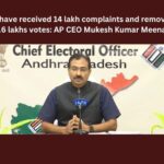 We Have Received 14 Lakh Complaints And Removed 5.6 Lakhs Votes AP CEO Mukesh Kumar Meena,We Have Received 14 Lakh Complaints,5.6 Lakhs Votes Removed,AP CEO Mukesh Kumar Meena,AP CEO,AP Voters List 2024, CEO, CEO Mukesh Kumar Meena, ECI, TDP, YSRCP,Elections, Janasena,Mango News,AP Latest News And Updates, AP Politics,AP Political News And Updates,AP CEO Mukesh Kumar Live Updates