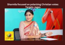 Sharmila Focus On Christian Votes,Focused On Polarizing Christian Votes,Sharmila Targets Jagan,Mango News,Sharmila Brutal Than Expected,Ys Sharmila, AP Congress, Rahul Gandhi, Sonia Gandhi, YSR, YS Jagan,Sharmila Latest News,Sharmila Live Updates,Andhra Pradesh Politics,Andhra Pradesh Political News And Updates