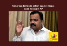 Congress, Sand Mining, Legal hurdles, Illegal mining, Sand Mafia, YSRCP, YS Jagan, act on illegal sand mining, Rajya Sabha, Manickam, Vijayawada, Narendra Modi, Andhra Pradesh News Updates,AP Latest news and Updates, Mango News