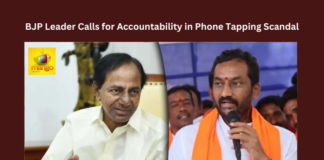 BJP Leader Calls for Accountability in Phone Tapping Scandal, BJP Leader Calls for Accountability, Phone Tapping Scandal, Phone Tapping Case, BJP Leader Phone Tapping, BJP, BRS, Congress, Telangana, Phone Tapping, AP, Elections, KCR, Revanth Reddy, Political News, Mango News