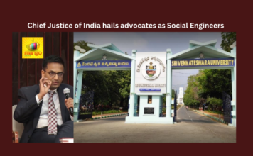 Chief Justice Of India Hails Advocates As Social Engineers, Chief Justice Of India, India Hails Advocates As Social Engineers, Social Engineers, India Hails Advocates, Lawyers, A Lawyer is a Social Engineer, Supreme Court, India, CJI, DY Chandrachud, Supreme COurt, SV University, Law Course, Mango News