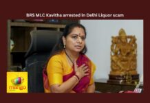 BRS MLC Kavitha Arrested in Delhi Liquor Scam, BRS MLC Kavitha Arrested, Delhi Liquor Scam, Liquor Scam, Liquor Scam Kavitha Arrested, MLC Kavitha, Nizambad, BRS, Delhi, Kavitha Arrest, KCR, KTR, Liquor Scam, Telangana, Political News, BJP,Mango News