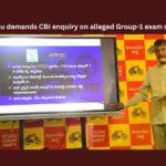 Naidu Demands CBI Enquiry On Alleged Group-1 Exam Scam, Naidu Demands CBI Enquiry, CBI Enquiry On Alleged Group-1 Exam Scam, Group-1 Exam Scam, CBI Enquiry, APPSC, Chandrababu Naidu, Group-1, Naidu, Scam, CM Jagan, AP Live Updates, Andhra Pradesh, Political News, Mango News