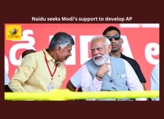 Narendra Modi, Pawan Kalyan, N Chandrababu Naidu, Praja Galam, Chilakaluripeta