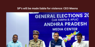 Sp’s Will Be Made Liable For Violence: CEO Meena, Sp Will Be Made Liable For Violence, Sp Will Be Made Liable, Liable For Violence, AP, ECI, Elections, General Elections, Parliament, Telangana, Latest Elections News, Elections Commission, Political News, Mango News