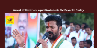 Arrest Of Kavitha Is A Political Stunt: CM Revanth Reddy, Arrest Of Kavitha Is A Political Stunt, Political Stunt Kavitha Arrest, Political Stunt, BJP, BRS, Delhi Liquor Scam, Kavitha Arrest, KCR, Revanth Reddy, Telangana, Telangana CM, TS Live Updates, Political News, Mango News