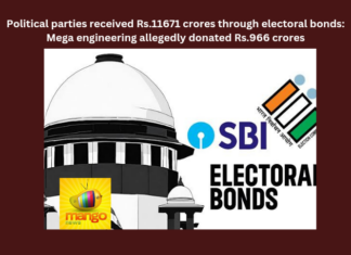 Political Parties Received Rs.11671 Crores Through Electoral Bonds: Mega Engineering Allegedly Donated Rs.966 Crores, Political Parties Received Rs.11671 Crores, Mega Engineering Allegedly Donated Rs.966 Crores, Electoral Bonds, ECI, Mega Engineering, Election Commission, BJP, BRS, SBI, Political News, Election Commission Latest News, Mango News