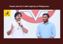 Pawan Aims For 1 Lakh Majority At Pithapuram ,Pawan Aims For 1 Lakh Majority, 1 Lakh Majority At Pithapuram, Majority At Pithapuram, 1 Lakh, Jana sena, Majority, Pawan kalyan, Pithapuram, Tea Time, Uday Srinivas, CM Jagan, AP Live Updates, Andhra Pradesh, Political News, Mango News
