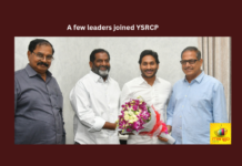 Vijayawada: A few key leaders from various parties joined YSRCP on Monday. APCC General Secretary Maddireddi Jagan Mohan Reddy and Secretary Ravuri Lakshmi Narayana Sastry (Guntur) joined YSRCP in the presence of Chief Minister YS Jagan Mohan Reddy at the Camp Office here on Tuesday. The two leaders worked in various capacities in Guntur and Bapatla district Congress units. Guntur East MLA Mohammad Mustafa Sheik and his daughter Sheik Nuri Fatima (YSRCP Guntur East coordinator) were present. Malireddy Kota Reddy, a prominent leader who has clout in several constituencies of Nellore district including rural and urban segments, joined YSRCP in the presence of Chief Minister YS Jagan Mohan Reddy at the Camp Office here on Tuesday. Nellore rural constituency YSRCP coordinator Adala Prabhakar Reddy was present. Jagan Mohan Reddy asked party leadership to focus on core issues at ground level. He asked every YSRCP leader to go door to door and convince the people to think about the welfare schemes received by them in the last 5 years.