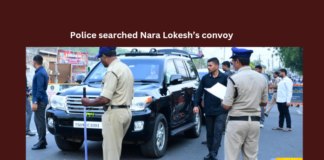 Police Searched Nara Lokesh’s Convoy, Nara Lokesh Convoy, Police Searched Nara Lokesh, Andhra Pradesh, Most Popular, AP Police, Convoy, Jana Sena, karakatta, MCC, Nara Lokesh, Tadepalli, TDP, Vehicles, YSRCP, Political News, Mango News