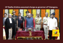 CP Radha Krishna Assumed Charge As Governor Of Telangana, CP Radha Krishna Charge As Governor, Governor Of Telangana CP Radha Krishna, Governor CP Radha Krishna, Governor, Radha Krishna, Revanth Reddy, Tamilisai, TS Live Updates, Telangana, Telangana Governor, Political News, New TS Governor, Mango News
