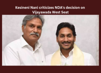 Kesineni Nani Criticizes NDA's Decision On Vijayawada West Seat, Kesineni Nani Criticizes, NDA Decision On Vijayawada West Seat, Vijayawada West Seat, NDA Decision, Kesineni Nani, TDP, Vijayawada West, Vijayawada, Kesineni Chinni, Elections, CM Jagan, AP Live Updates, Andhra Pradesh, Political News, Mango News