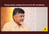 Telugu Desam Released The List Of 13 MP Candidates,Mango News,Telugu Desam,TDP,TDP 13 MP candidates,TDP MP Candidates,Andhra Pradesh Elections,Elections 2024,AP Elections 2024,TDP Releases 13 Members,TDP 13 Lok Sabha Seats,Lok Sabha Polls,TDP Lok Sabha Seats List,TDP MP List,AP Polls,AP Politics,Mangalagiri,AP News,AP Latest News,AP Elections News,TDP 13 MP Candidates List,TDP News,TDP, Naidu, Telugu Desam, Lok Sabha, MPS, List