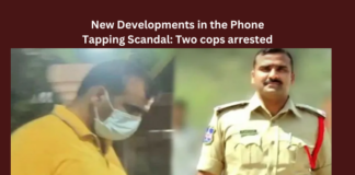 New Developments In The Phone Tapping Scandal: Two Cops Arrested,Mango News,Phone Tapping Scandal,Phone Tapping,Phone Tapping,Praneeth Rao,SIB,Revanth Reddy,CM Telangana,Telangana,Telangana News,Telangana Latest News,Hyderabad,SP Bujanga Rao,Phone Tapping Case,Hyderabad Police,Bhupalpally Additional SP Bhujanga Rao,Two Additional DSPs Arrested,Telangana Phone Tapping Case