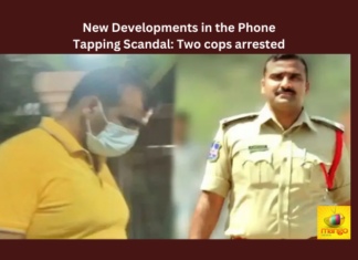 New Developments In The Phone Tapping Scandal: Two Cops Arrested,Mango News,Phone Tapping Scandal,Phone Tapping,Phone Tapping,Praneeth Rao,SIB,Revanth Reddy,CM Telangana,Telangana,Telangana News,Telangana Latest News,Hyderabad,SP Bujanga Rao,Phone Tapping Case,Hyderabad Police,Bhupalpally Additional SP Bhujanga Rao,Two Additional DSPs Arrested,Telangana Phone Tapping Case