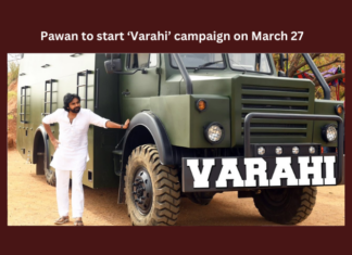 Pawan To Start ‘Varahi’ Campaign on March 27,Varahi,Mango News,Pawan Kalyan,TDP,Alliance,Mango News,Vijayawada,Jana Sena Party,Jana Sena Party News,Jana Sena Party Latest News,Jana Sena,Pawan Kalyan News,Pawan Kalyan Latest News,Pawan Kalyan Live,Pawan Kalyan Press Meet,Assembly Elections,Andhra Pradesh,Nadendla Manohar,Pithapuram,Pawan Kalyan Varahi Campaign,Varahi Campaign,Pawan Kalyan Varahi,Pawan Kalyan Varahi Campaign on March 27,Pavan Kalyan Campaign On Varahi Vehicle,Pawan's Campaign Launch On March 27,Pawan Kalyan Election Campaign From March 27,Pawan Kalyan Election Campaign,Pawan Kalyan Varahi Yatra