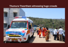 Thumburu Theertham Witnessing Huge Crowds,Lord Balaji,Sri Venkateswara Swamy,Tirumala,Tumbura Theertham,TIRUMALA News,TTD,AP,AP News,Tirumala Tirupati Devasthanam,Phalguna Suddha Pournami,Thumburu Theertham,Mango News,Huge Crowd Of Devotees For Thumburu Theertha,Huge Crowd At Tirumala Thumburu Theertham,Tirumala Thumburu Theertham,Tirumala Hills,Tumburu Theertha Mukkoti,TTD News,TTD Latest News,Thumburu Theertham News,Thumburu Theertham Latest News